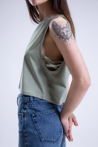Riveter Cropped Top