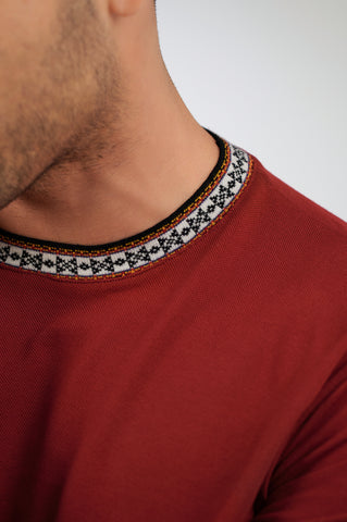 Arabesque Jacquard Crewneck