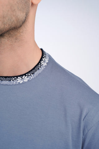 Oversized Desert Rose Jacquard Crewneck