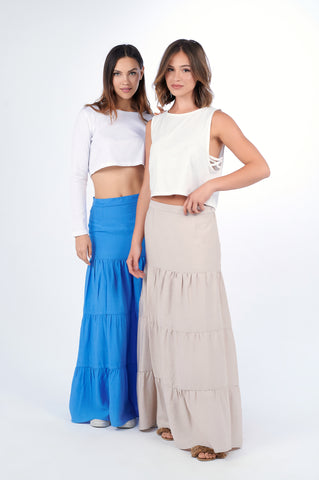 Plain Jane Long Sleeve Cropped Tee