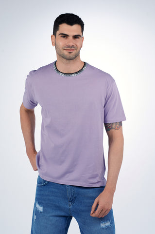 Oversized Desert Rose Jacquard Crewneck