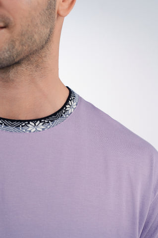 Oversized Desert Rose Jacquard Crewneck