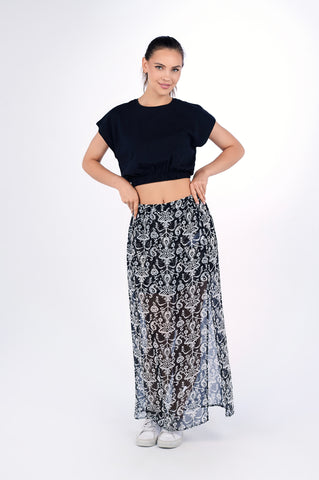 Baroque Babe Slit Skirt