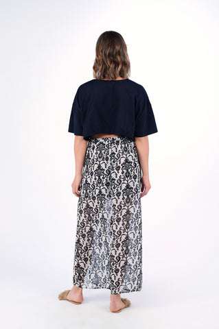 Baroque Babe Slit Skirt