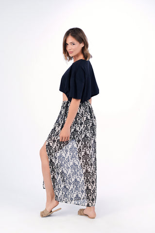 Baroque Babe Slit Skirt