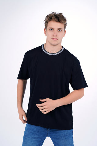 Oversized Desert Rose Jacquard Crewneck