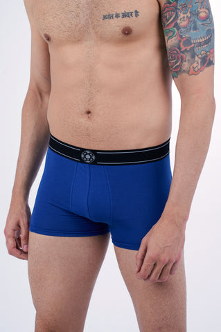 Blue Organic Signature Short Trunks