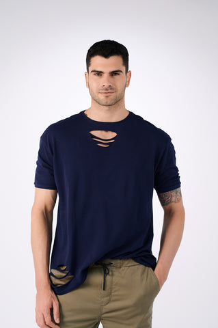 Oversized In Distress Crewneck