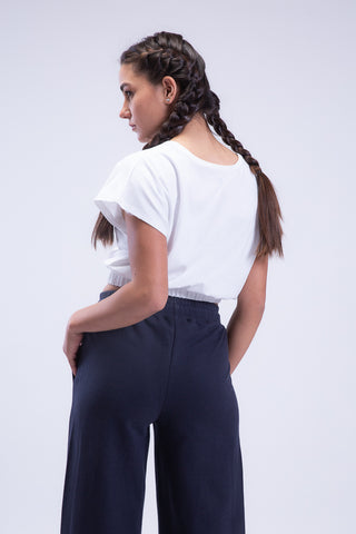 End Game Elasticated Hem Cropped Tee