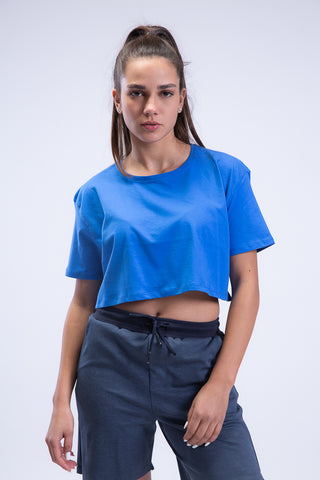 Oversized Short N Sweet Cropped Tee