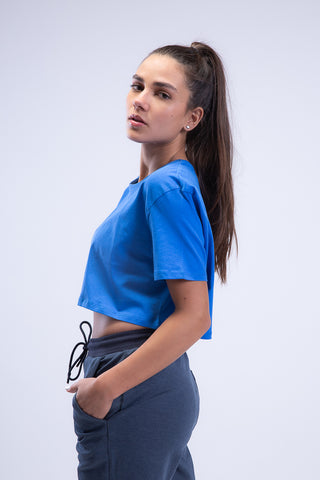 Oversized Short N Sweet Cropped Tee