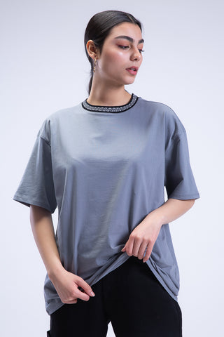 Oversized Ganado Jacquard Crewneck