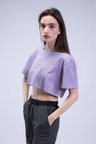 Oversized Short N Sweet Cropped Tee
