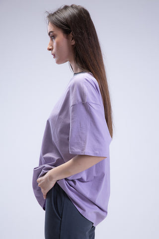 Oversized Desert Rose Jacquard Crewneck