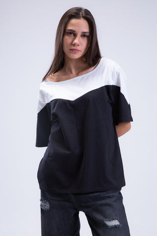 Oversized Chevron Tee