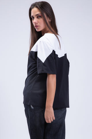 Oversized Chevron Tee
