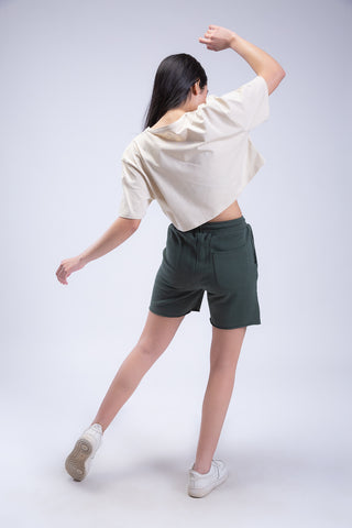 Oversized Short N Sweet Cropped Tee
