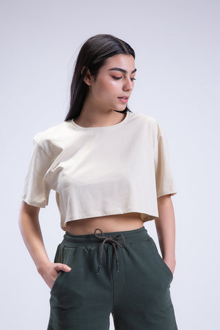 Oversized Short N Sweet Cropped Tee
