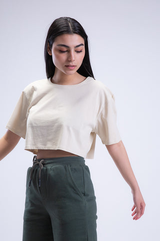 Oversized Short N Sweet Cropped Tee