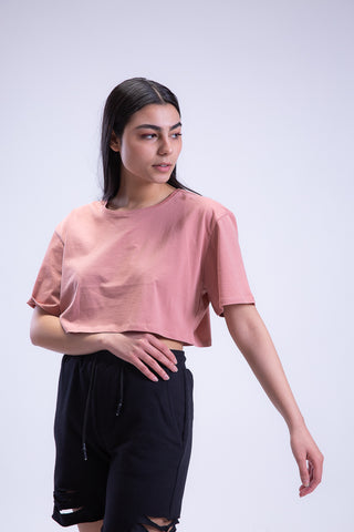 Oversized Short N Sweet Cropped Tee