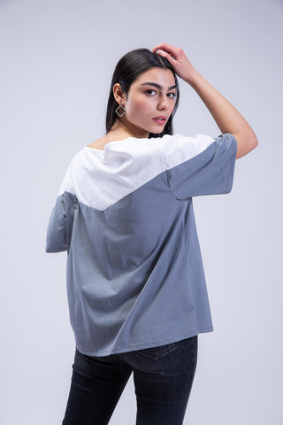 Oversized Chevron Tee