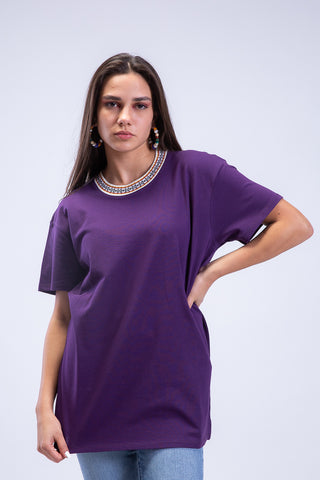 Arabesque Jacquard Crewneck