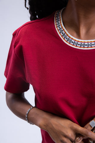 Arabesque Jacquard Crewneck