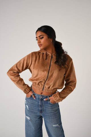 Throwback Zip-Up Hooded Jacket