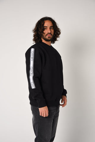Take Me to Qayro Logo-Tape Sweater