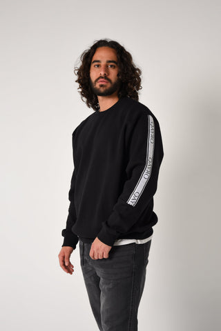 Take Me to Qayro Logo-Tape Sweater