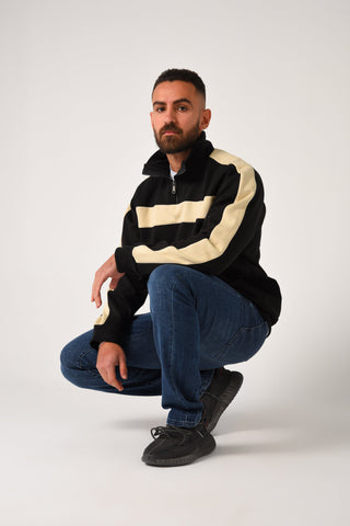 Track Zip Sweater