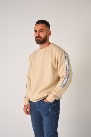 Take Me to Qayro Logo-Tape Sweater