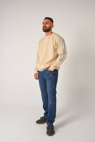 Take Me to Qayro Logo-Tape Sweater