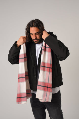 Nova Check Knit Scarf